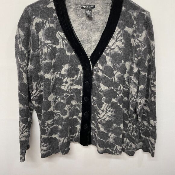 Sarah Spencer Women Cardigan Sweater Size 3X Lambs Wool Angora Blend M243 -17 - Picture 10 of 13